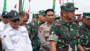 Menghadapi Ancaman Elnino, KSAD Bersama Wabup Pantau Pelaksanaan Ketahanan Pangan di Ciemas