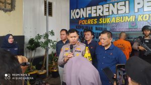 Sat Reskrim Polres Sukabumi Kota Membekuk Pelaku Kasus Tipu Gelap Belasan Motor Ojol