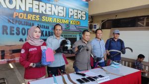 Sat Reskrim Polres Sukabumi Kota Membekuk Pelaku Aksi Kekerasan Terhadap Anak di Bawah Umur