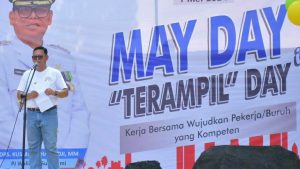 Pj Wali Kota Menghadiri Peringatan Hari Buruh Internasional Tingkat Kota Sukabumi, Ini Harapannya!