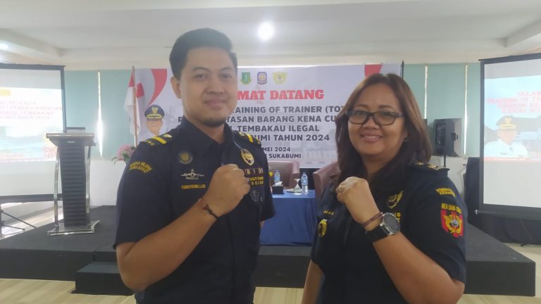 Tanpa Alat Deteksi, KPPBC TMP A Bogor Training Satpol PP Identifikasi Pita Cukai Palsu