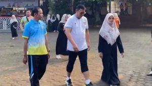 Tanding Bola Voli Bareng Igornas, Pj Wali Kota: Jaga Kebugaran Penunjang Tugas