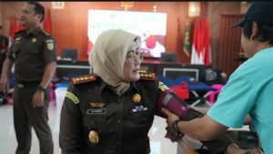 Jaga Ketersediaan Stok Labu, Kejari Kota Sukabumi Gelar Donor Darah