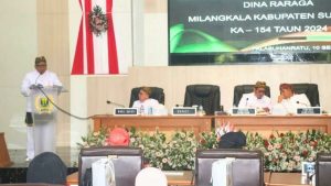 Bupati Sampaikan Progres Pembangunan di Hadapan Sidang Paripurna Hari Jadi Kabupaten Sukabumi ke-154