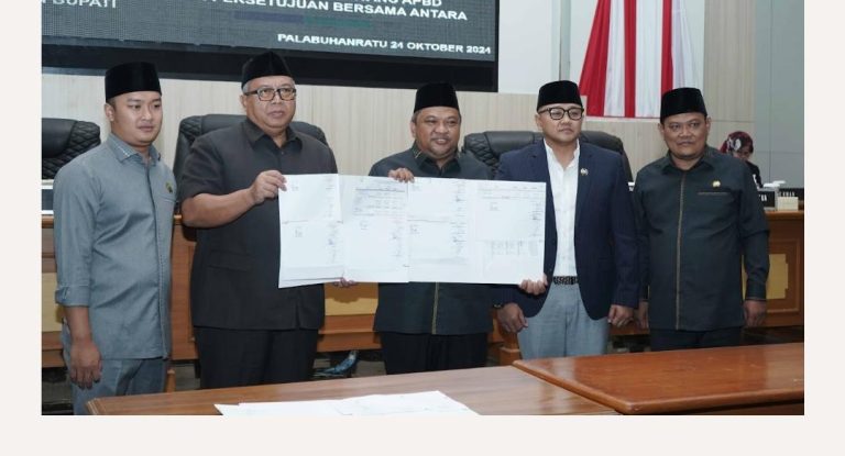 DPRD Kabupaten Sukabumi Setujui Raperda APBD Tahun Anggaran 2024 dan 2025