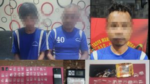 Polisi Menangkap Tiga Pengedar Narkoba, Ribuan Jiwa Terselamatkan