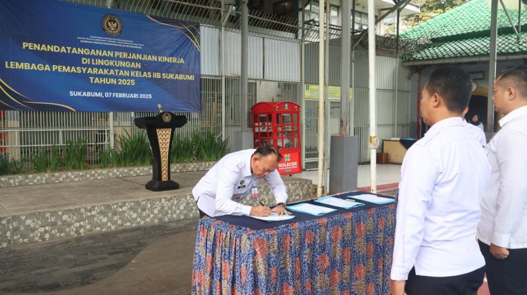 Penandatanganan Perjanjian Kinerja Tahun 2025, Kalapas: Pelaksanaan Tugas Berbasis Anggaran