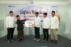 PT Jamkrindo Salurkan Bantuan Sosial di Serang dalam Safari Ramadan 2025
