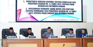 Rapat Paripurna ke-13, Bupati Beberkan Tujuh Poin Strategis Raperda Perubahan Pajak Daerah dan Retribusi Daerah