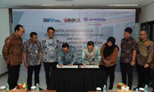 Jamkrindo dan INKA Jalin Sinergi Perkuat Industri Nasional
