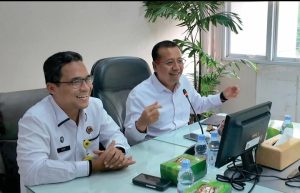 Staf Ahli Bidang Teknologi Informasi Tinjau Kantah Virtual Kota Tangerang: Benar-benar Digital Twin