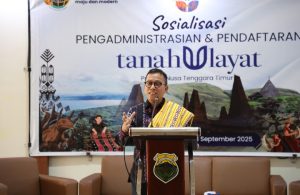 Sosialisasi Pendaftaran Tanah Ulayat, Kementerian ATR/BPN Jadi Motor Penggerak dalam Memberikan Perlindungan bagi Masyarakat Hukum Adat