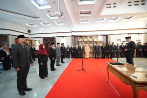 Wali Kota Sukabumi Lantik Pejabat Hasil Seleksi Terbuka JPTP dan Direktur BPR