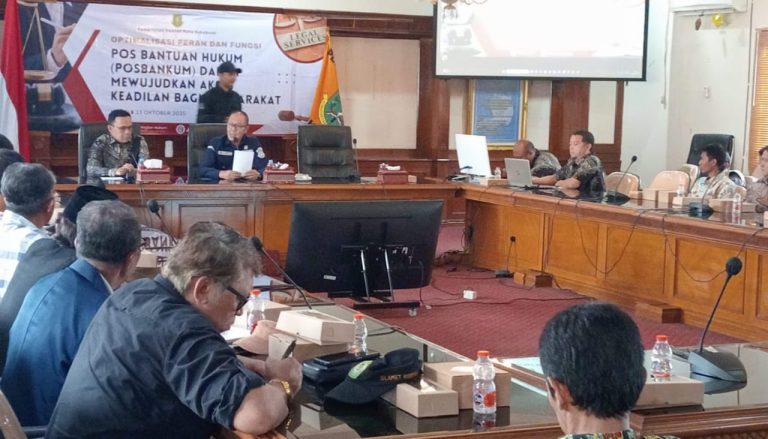 Pemkot Sukabumi Perkuat Literasi Hukum Lewat Pembekalan Posbakum Kelurahan