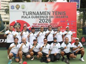 Bangun Soliditas Melalui Olahraga, Kementerian ATR/BPN Berpartisipasi dalam Turnamen Tenis Piala Gubernur DKI Jakarta 2026